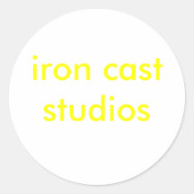 iron cast studios sticker