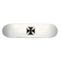 Iron cross custom skate board