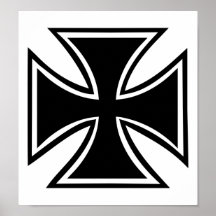 Iron cross print