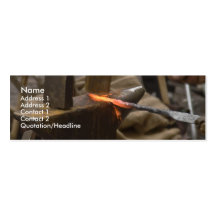 iron hammer manual work profile card business card templates