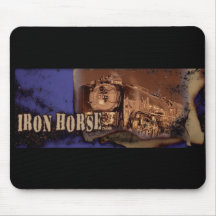 Iron Horse Train Mouse pad