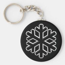 Iron Snowflake Keychain