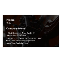 Iron Work Old Iron Business Card Templates