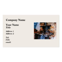Irons Heating on Stove Business Card Template