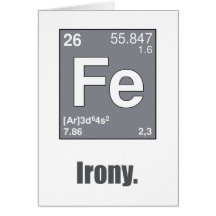 Irony Greeting Cards