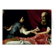 Isaac Blessing Jacob, 1637 cards