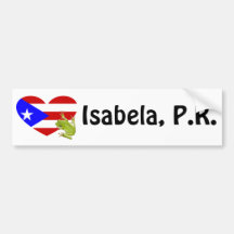 Isabela, Puerto Rico bumper sticker