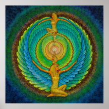 Isis Egyptian Goddess Art poster