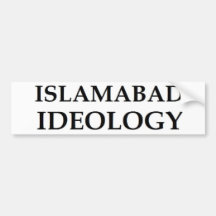 Islamabad Ideology Bumper Sticker