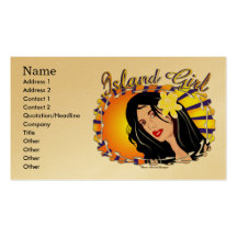 Island Girl  Business Cards
