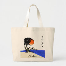 Island Paradise Beach Tote Bag
