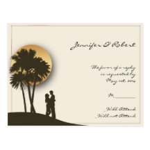 Island Paradise RSVP Postcard