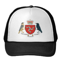 Isle of Man Coat of Arms Mesh Hat