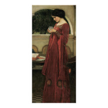 Isolde and Crystal Ball 1902 Rack Card Design