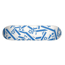 Israel Collage Skate Board Deck