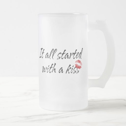 It All Started With A Kiss Maternity Coffee Mug