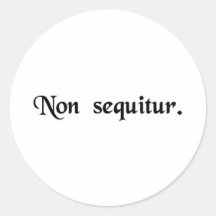 It does not follow. sticker