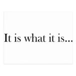 It Is What It Is... Postcard