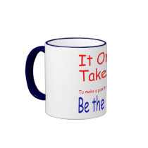 It Only Takes One Ringer Mug mugs