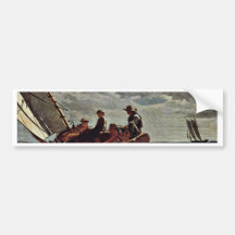 It Refreshes By Homer Winslow (Best Quality) Bumper Sticker