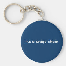 it,s a uniqe chain key chain