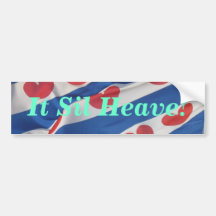 It Sil Heave! Bumper Sicker Fryslan Flag Bumper Stickers