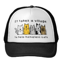It Takes a Village to Help Homeless Cats Hats