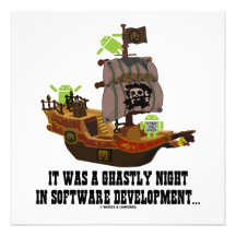 It Was A Ghastly Night In Software Development... Personalised Announcements