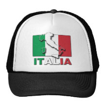 Italia Flag Land Mesh Hat