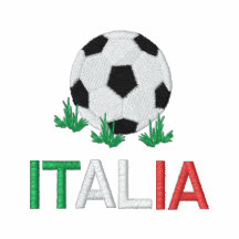 Italia Italy Embroidered Soccer Polo Shirt