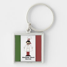 Italian Chef #1 Keychain