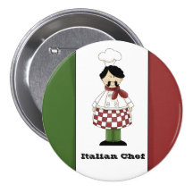 Italian Chef #2 Button