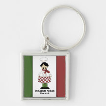 Italian Chef #2 Keychain
