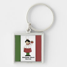 Italian Chef #3 Keychain