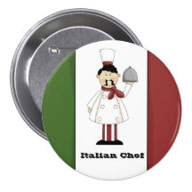 Italian Chef #4 Button