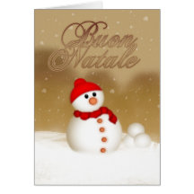 Italian Christmas Card - Buon Natale e Felice Anno