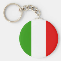 Italian Flag Keychains