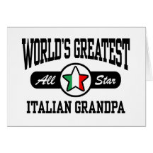 Italian Grandpa Greeting Cards
