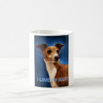 Italian Greyhound Dog Art - Magnifico mugs