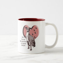 italian greyhound paws coffee mugs