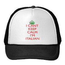 Italian Keep Calm Mesh Hats