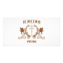 Italian Pride Customized Photo Card