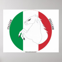 Italian Stallion Style #1 Poster