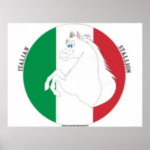 Italian Stallion Style #2 Poster
