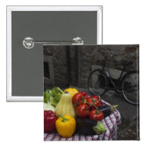 Italy, Brescia Province, Gargnano. Table with 2 Buttons