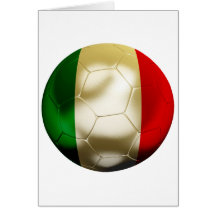 Italy Football Greeting Card