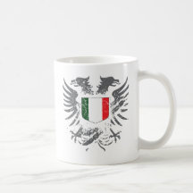 Italy Grunged Coffee Mugs