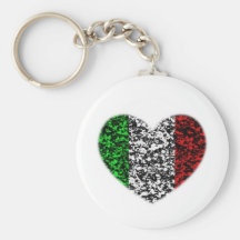 Italy Heart Keychain