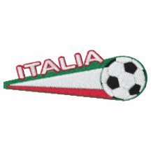 Italy italia Embroidered stripes and ball