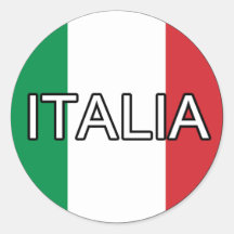 Italy Italia Euro Sticker